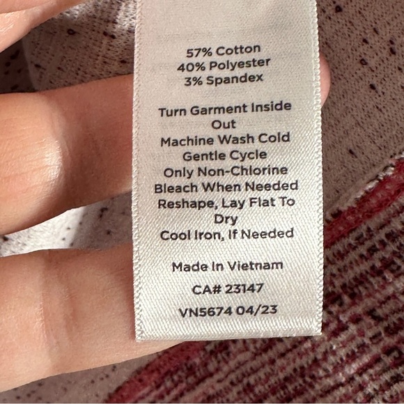 Talbots XL top, cotton blend, long sleeve, pink, spring, office, date night - Picture 3 of 8